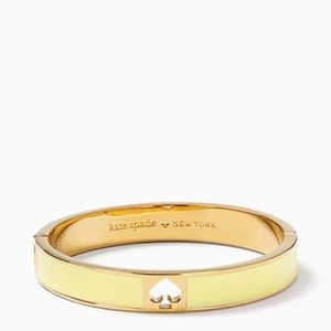 NWT, Kate Spade Hole Punch Hinge Bracelet, Limelight